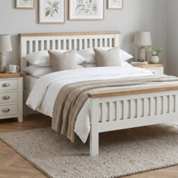 The Furniture Market Cheshire White Painted 6Ft Super King Size Bed - thumbnail 8