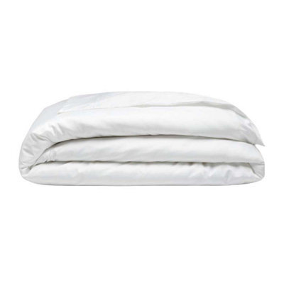 Belledorm 400 Thread Count Egyptian Cotton Oxford Duvet Cover White (Single) - image 1