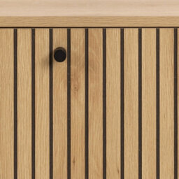 Wyld Haus Bjork Natural Oak & Black 1-Door Wall-Mount Shoe Cabinet - thumbnail 6