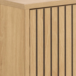 Wyld Haus Bjork Natural Oak & Black 1-Door Wall-Mount Shoe Cabinet - thumbnail 7