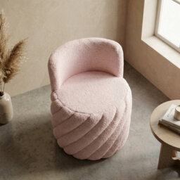 Garden Greatness Alex Swivel Teddy Armchair Fabric - thumbnail 2