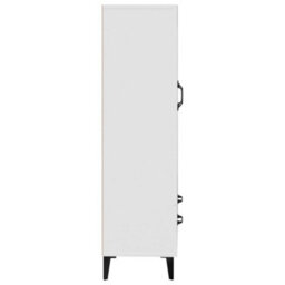 Berkfield Highboard White 70X31X115 Cm Engineered Wood - thumbnail 8