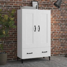 Berkfield Highboard White 70X31X115 Cm Engineered Wood - thumbnail 1
