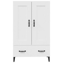 Berkfield Highboard White 70X31X115 Cm Engineered Wood - thumbnail 6