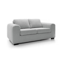 Abakus Direct Boston 3 Seater Sofa In Light Grey Basket Weave - thumbnail 3