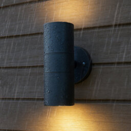 CGC Lighting Cgc Leon Black Stainless Steel Gu10 Up And Down Outdoor Wall Light Ip44 - thumbnail 9
