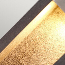 Luminosa Lighting Elstead Parkstone Outdoor Pedestal Light Basalt Stone With Stainless Steel, 3000K, Ip55 - thumbnail 3