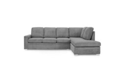 Home Detail Alana Right-Hand Facing Corner Sofa, Dark Grey Jumbo Cord - thumbnail 2