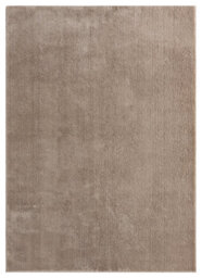 Comfy Washable Low Pile Living Room Area Rug - Anti-Slip Felt Backing Beige 60Cm X 100Cm - thumbnail 2