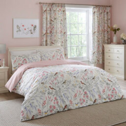 Dreams & Drapes Caraway Reversible Pink Duvet Cover Set - thumbnail 1