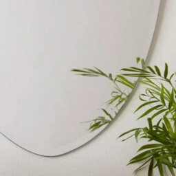 DEENZ Asymmetric Irregular Shape Beveled Tear Drop Wall Mirror Bathroom Mirror Mdf 841 50X70Cm - thumbnail 3