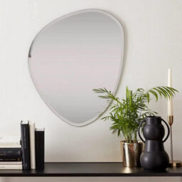 DEENZ Asymmetric Irregular Shape Beveled Tear Drop Wall Mirror Bathroom Mirror Mdf 841 50X70Cm