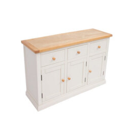 Cabinet Bits Castelli Off White 3 Drawer 3 Door Sideboard Wood Knob - thumbnail 3
