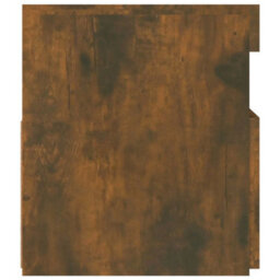 Walplus Tv Cabinet With Led Lights Smoked Oak 90X35X40 Cm - thumbnail 9