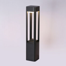 Luminosa Lighting Luminosa Nutri 60Cm Outdoor Bollard Black 3000K Warm White Ip54 - thumbnail 3
