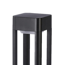Luminosa Lighting Luminosa Nutri 60Cm Outdoor Bollard Black 3000K Warm White Ip54 - thumbnail 2