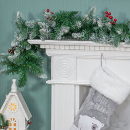 The Christmas Workshop 6Ft Christmas Garland - thumbnail 5