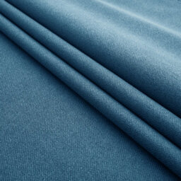 Bedlooms Blue Linen Curtain 100% Blackout Thermal Insulated Eyelet Door Curtain Single Panel 66 X 84 Inches With Tie Back - thumbnail 7