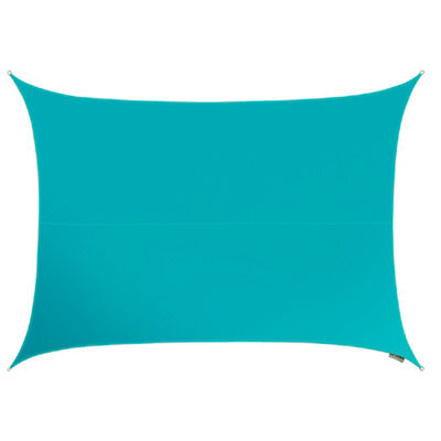 Kookaburra 4M X 3M Rectangle Waterproof Azure Garden Patio Sun Shade Sail Canopy 98% Uv Block With Free Rope - image 1