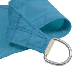 Kookaburra 4M X 3M Rectangle Waterproof Azure Garden Patio Sun Shade Sail Canopy 98% Uv Block With Free Rope - thumbnail 3