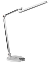 Beliani Desk Lamp White With Wireless Charger, 3 Temp Modes And Stepless Dimmer - thumbnail 2