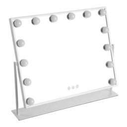 Living And Home Hollywood Vanity Mirror Lighted Makeup Mirror Rotatable With 14 Led Bulbs, Touch Screen And 3 Lighting Modes - thumbnail 7