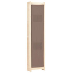 Berkfield Stylish 6-Panel Room Divider Brown 240X170X4 Cm Fabric - thumbnail 4