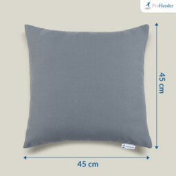 Proheeder Water Resistant Scatter Cushion Covers 45 X 45Cm - Grey 2 Pack - thumbnail 2