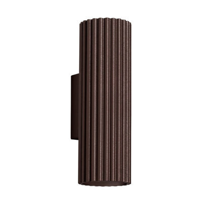 Luminosa Lighting Luminosa Karbon Up & Down Wall Lamp Brown 2X Gu10 - image 1