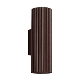 Luminosa Lighting Luminosa Karbon Up & Down Wall Lamp Brown 2X Gu10 - thumbnail 1
