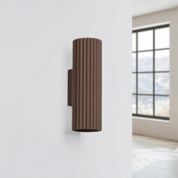 Luminosa Lighting Luminosa Karbon Up & Down Wall Lamp Brown 2X Gu10 - thumbnail 2