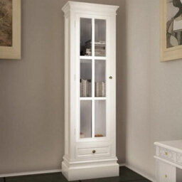 Vidaxl Chic Bookcase Cabinet With 3 Shelves White Wooden - thumbnail 6