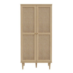 Furniture To Go Calasetta Display Cabinet In Rattan - thumbnail 3