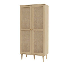 Furniture To Go Calasetta Display Cabinet In Rattan - thumbnail 4