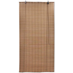 Berkfield Roller Blind Bamboo 140X220 Cm Brown - thumbnail 2