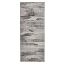 Melrose Abstract Venice Grey Wave Effect Medium Indoor Area Runner Rug 080/200Cm - thumbnail 4