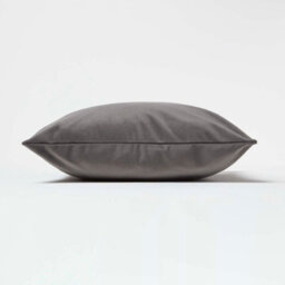 Homescapes Grey Velvet Cushion, 45 X 45 Cm - thumbnail 4