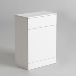 Nes Home White Bathroom Back To Wall Wc Unit W500mm X D300mm - thumbnail 1
