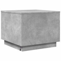 Vidaxl Coffee Table With Led Lights Concrete Grey 50X50X40 Cm - thumbnail 9