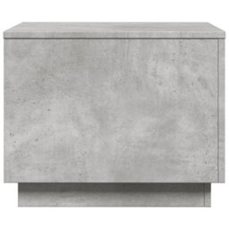 Vidaxl Coffee Table With Led Lights Concrete Grey 50X50X40 Cm - thumbnail 8