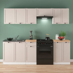 Heze Furniture Summer 7 Unit Kitchen Cabinets Set 240Cm In Cashmere Matt - thumbnail 2