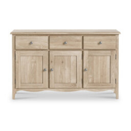 Celine Oak Large Sideboard Cabinet - Fully Assembled By Roseland Furniture - thumbnail 3