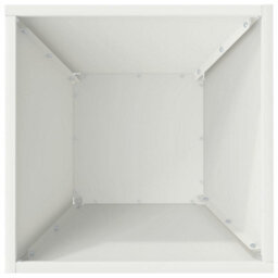 Berkfield Modern Garden Bowl Planters 5 Pcs White 35X35X15 Cm Steel - thumbnail 9
