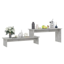 Berkfield Tv Cabinet Concrete Grey 180X30X43 Cm Engineered Wood - thumbnail 3