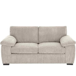 BlissFurniture Ltd Jumbo Cord 2 Seater Sofa With Soft Fabric And In Cream Colour
