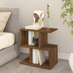 Berkfield Modern Bedside Cabinets 2 Pcs Brown Oak 50X30X51.5 Cm Engineered Wood - thumbnail 3