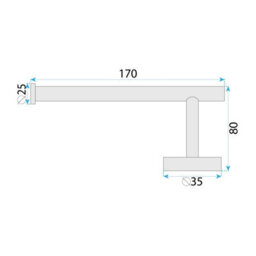 Toilet Paper Holder Rea 39105 Ori Brush Copper - thumbnail 5
