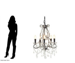 Orsina Kensington Townhouse 5 Bulbs Chandelier. - thumbnail 5