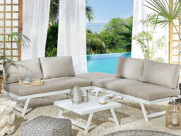 Beliani Outdoor Cushion Cover Set Coccorino Taupe - thumbnail 2
