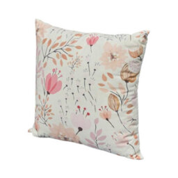 Four Candle Handmade Printed Cotton Cushion With Filling 45Cm - thumbnail 1